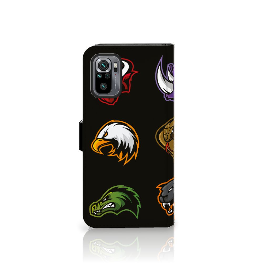 Xiaomi Redmi Note 10S | 10 4G | Poco M5s Leuk Hoesje Cartoon met verschillende dierenlogo's