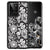Samsung Galaxy S20 Ultra Skin Case Black Flowers B2C Telecom