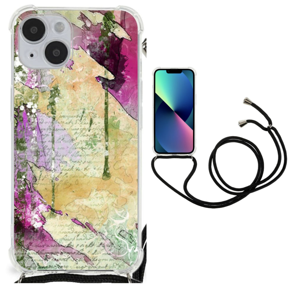 Back Cover iPhone 14 Plus Letter Painting