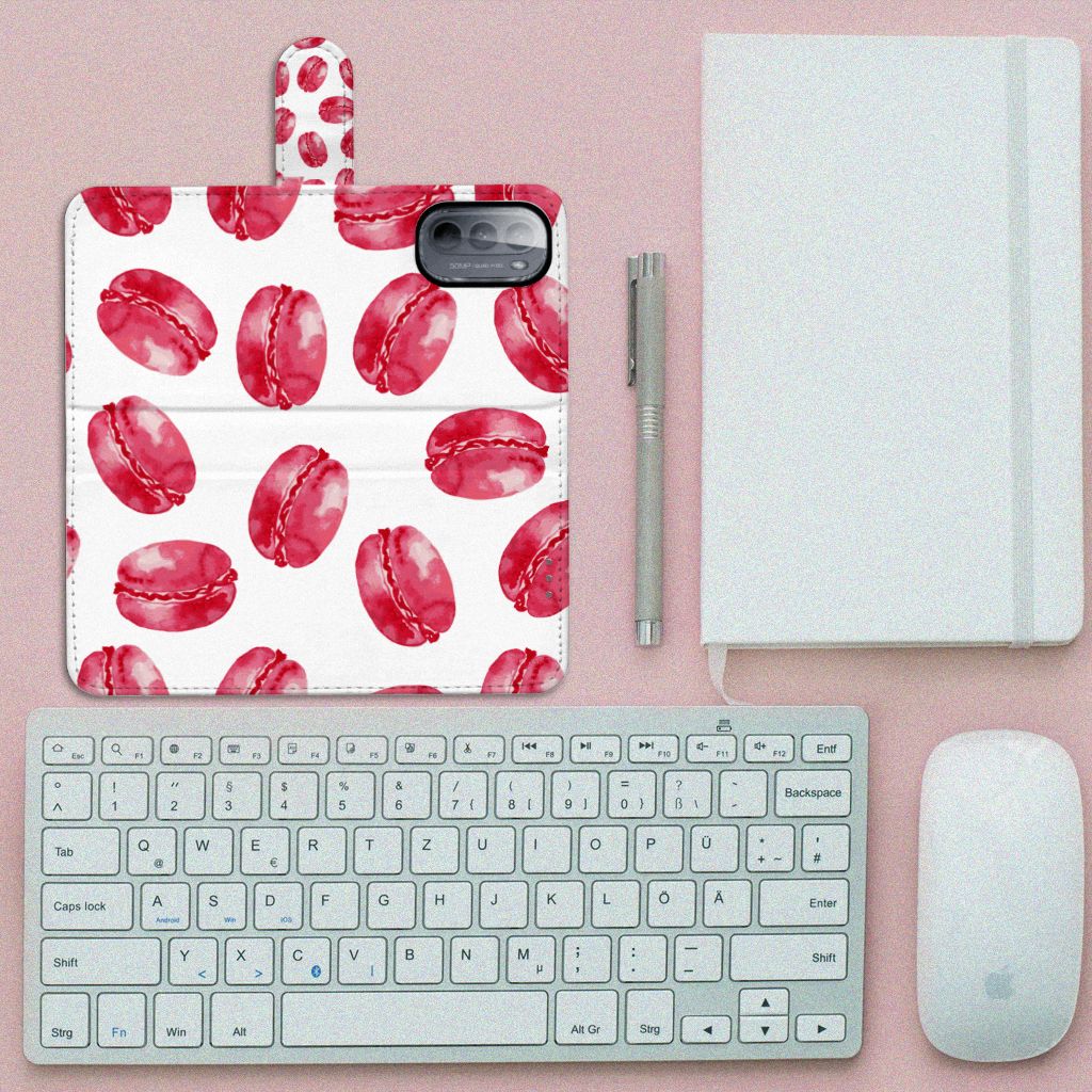 Motorola Moto G31 | G41 Book Cover Pink Macarons