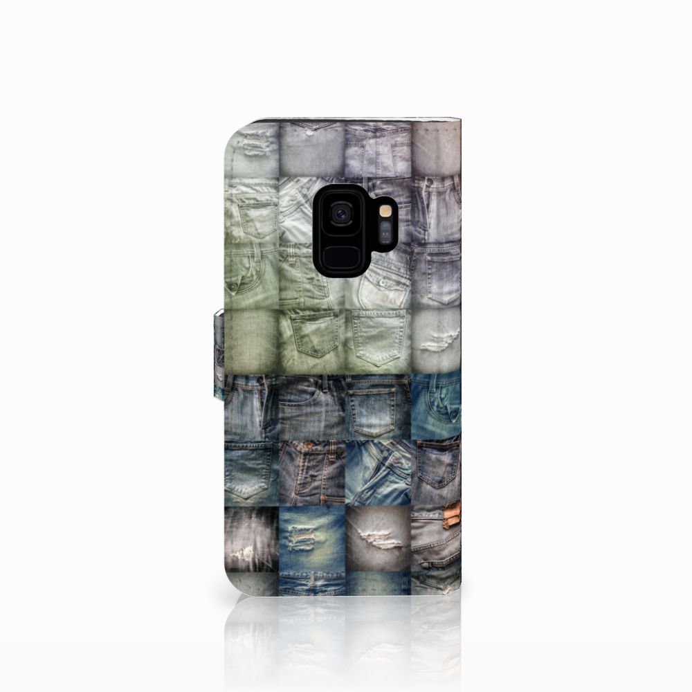 Wallet Case met Pasjes Samsung Galaxy S9 Spijkerbroeken