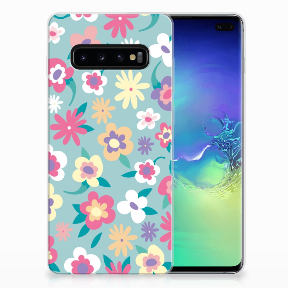 Samsung Galaxy S10 Plus TPU Case Flower Power