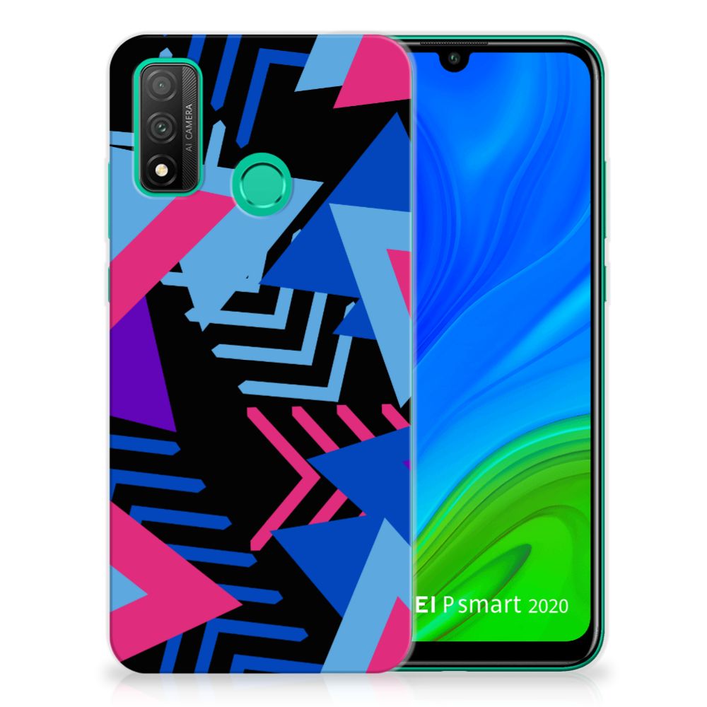 Huawei P Smart 2020 TPU Hoesje Funky Triangle