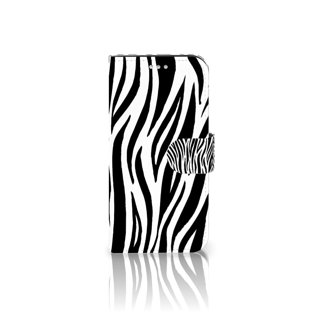 Samsung Galaxy S7 Telefoonhoesje met Pasjes Zebra