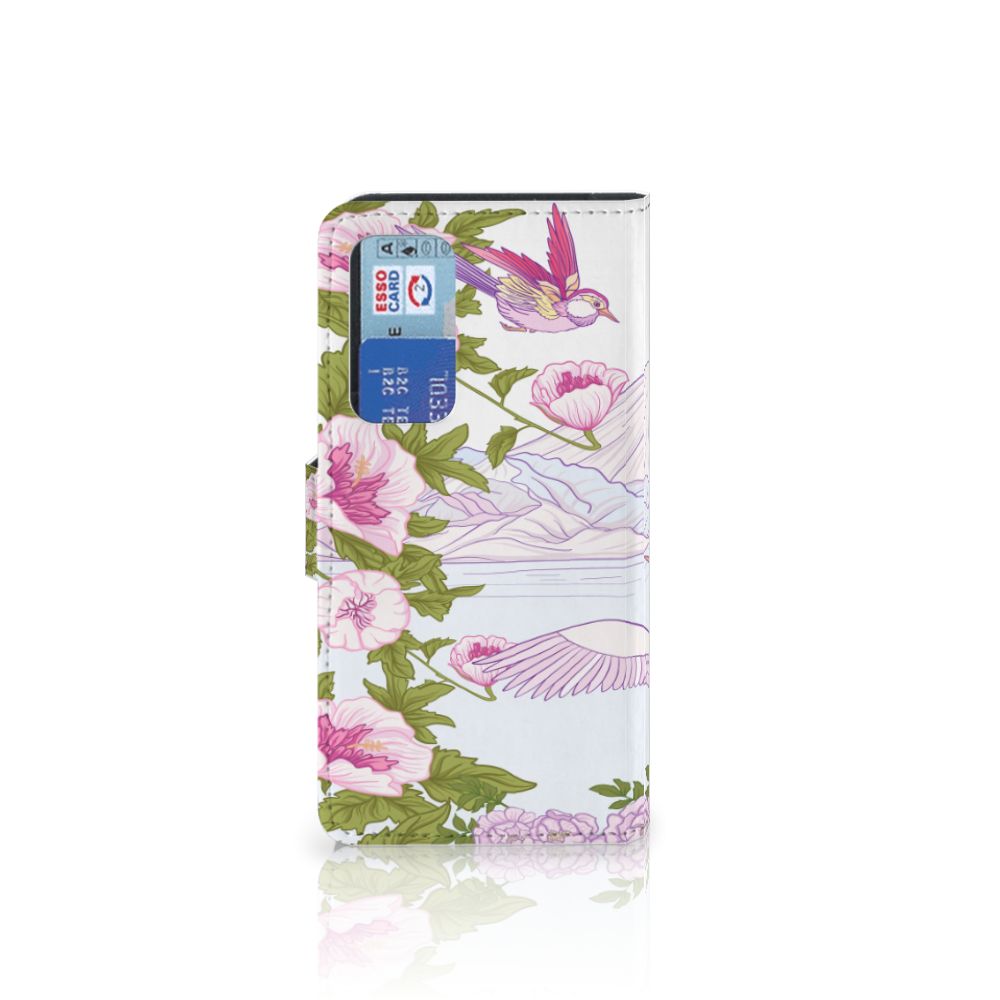 Huawei P40 Telefoonhoesje met Pasjes Bird Standing