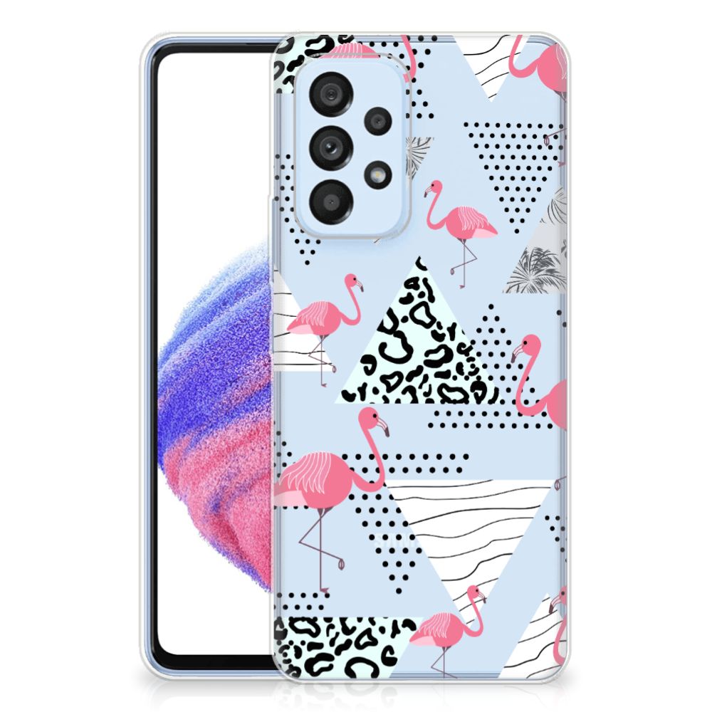 Samsung Galaxy A53 5G TPU Hoesje Flamingo Triangle