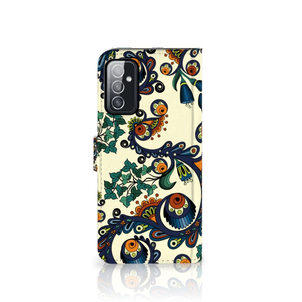 Wallet Case Samsung Galaxy M52 Barok Flower