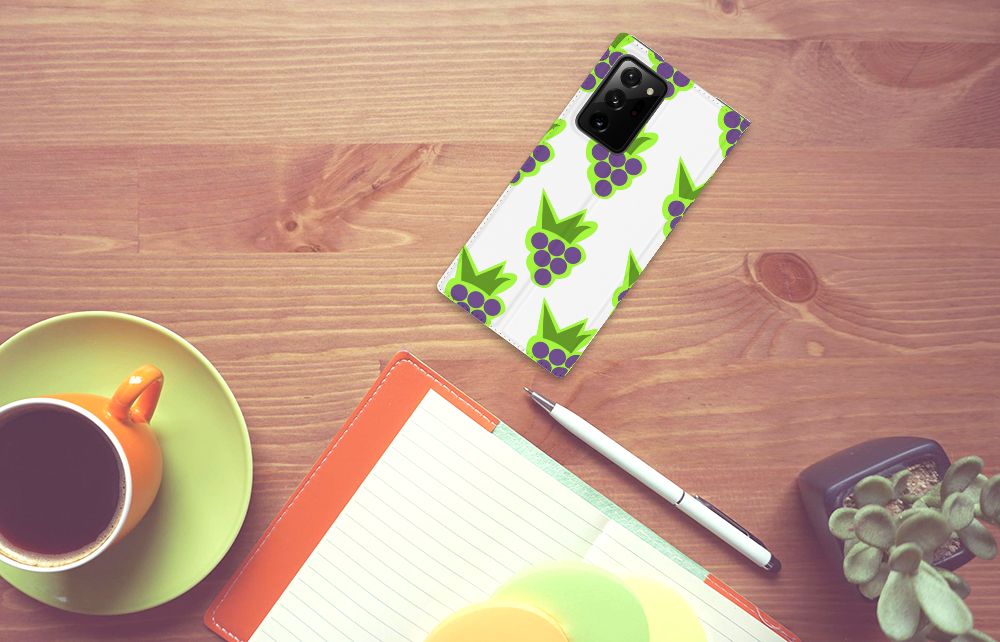 Samsung Galaxy Note 20 Ultra Flip Style Cover Druiven - B2C Telecom