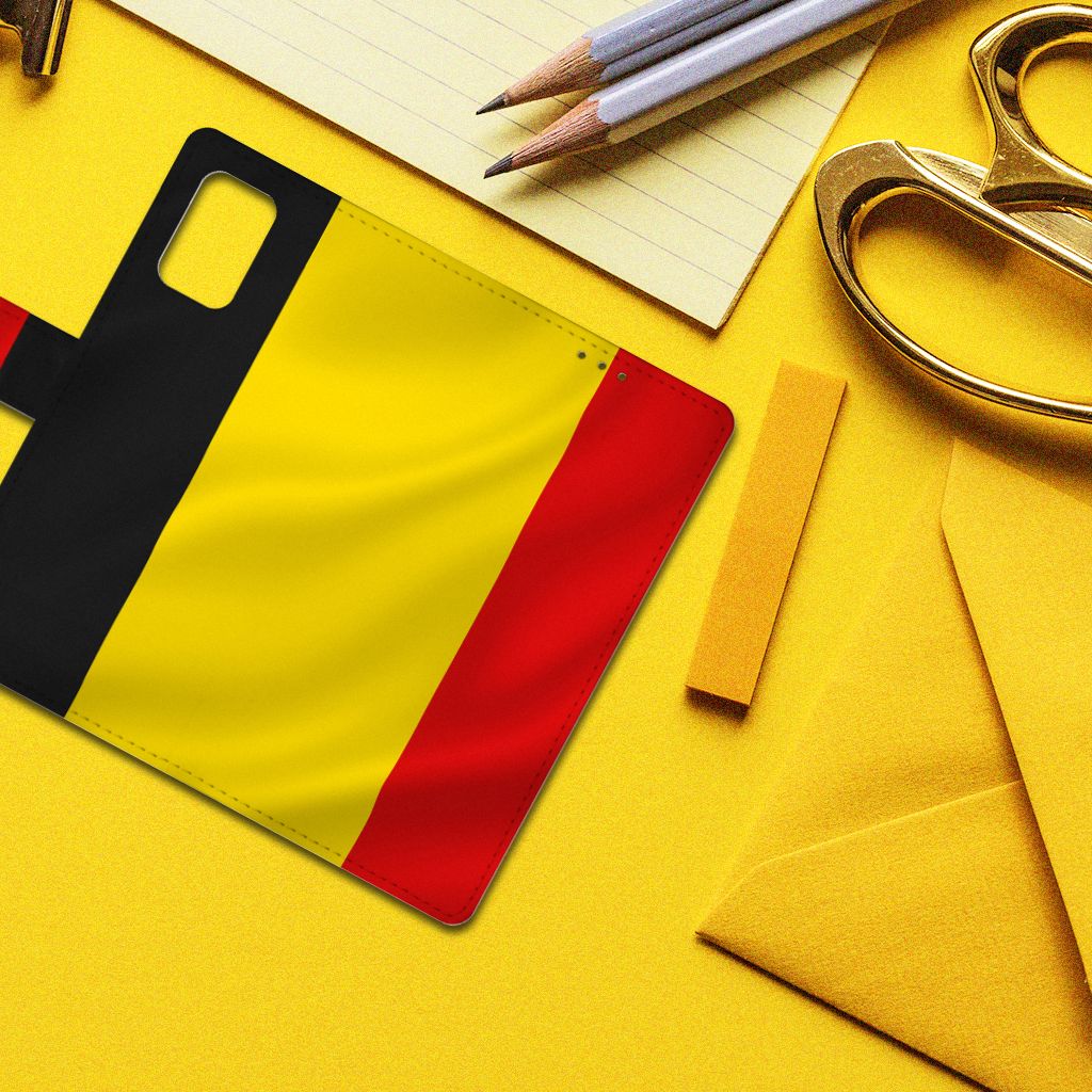 Samsung Galaxy A02s | M02s Bookstyle Case Belgische Vlag