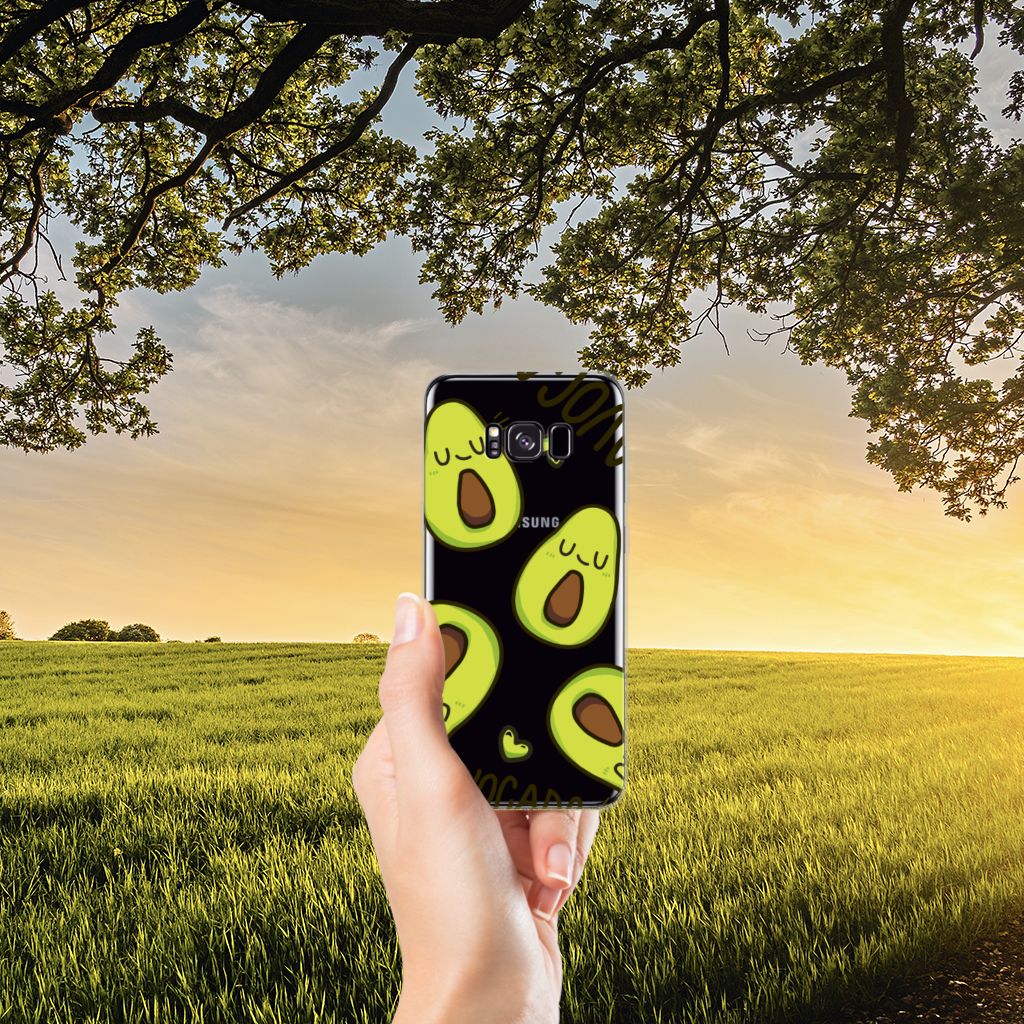Samsung Galaxy S8 Plus Telefoonhoesje met Naam Avocado Singing