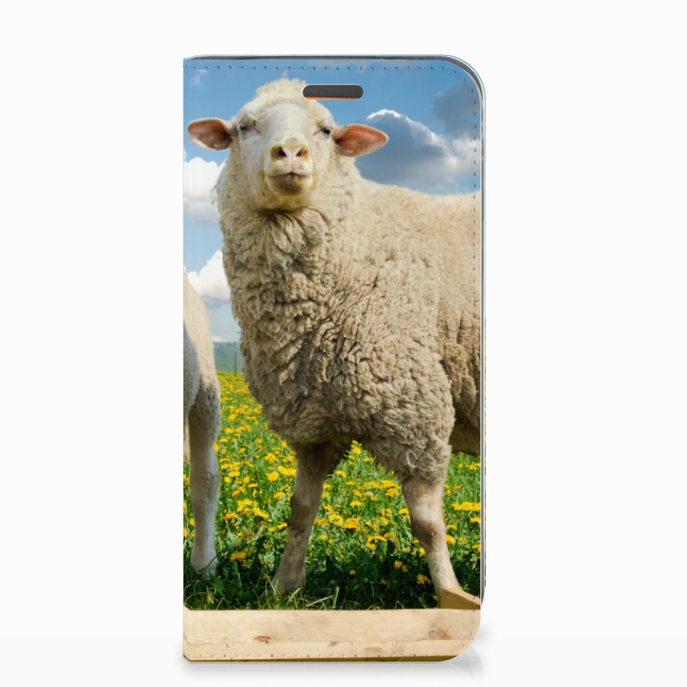 Motorola Moto E5 Play Hoesje maken Schaap en Lammetje