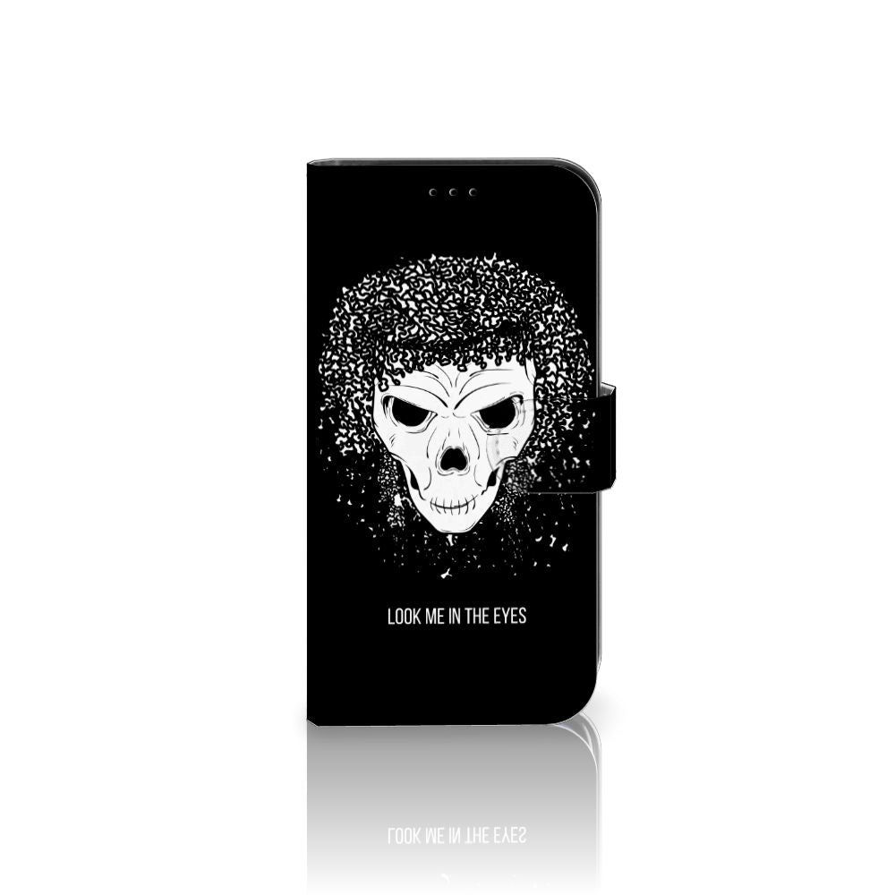 Telefoonhoesje met Naam Apple iPhone 13 Skull Hair