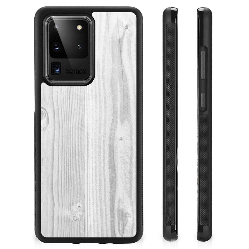 Samsung Galaxy S20 Ultra Grip Case White Wood B2C Telecom