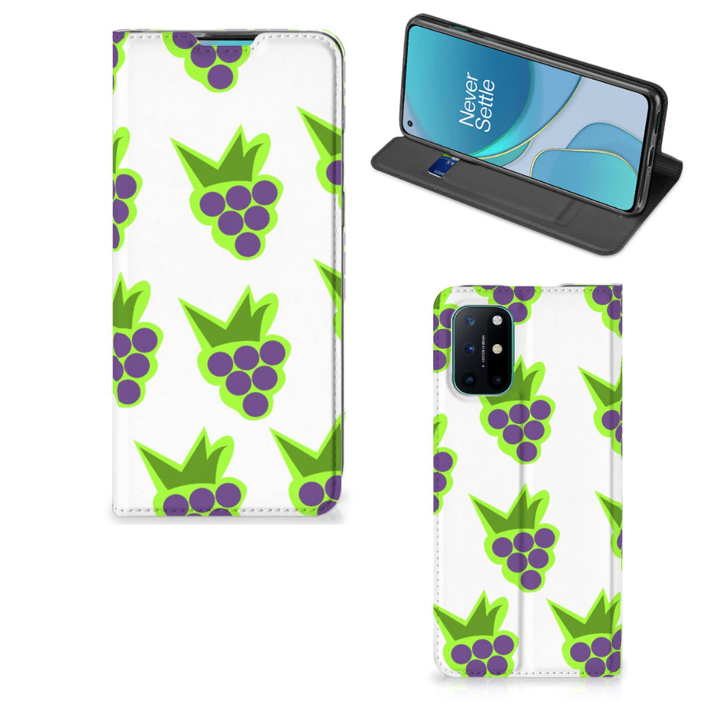 OnePlus 8T Flip Style Cover Druiven