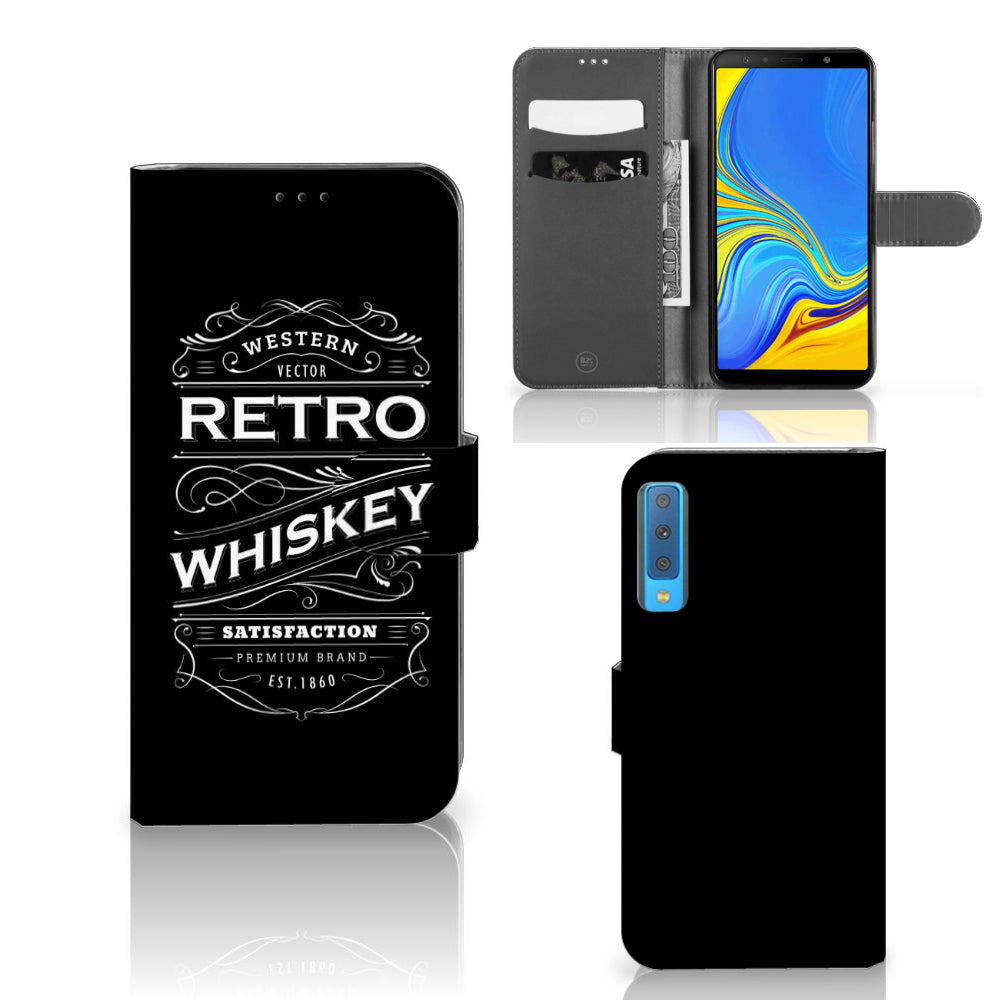 Samsung Galaxy A7 (2018) Book Cover Whiskey