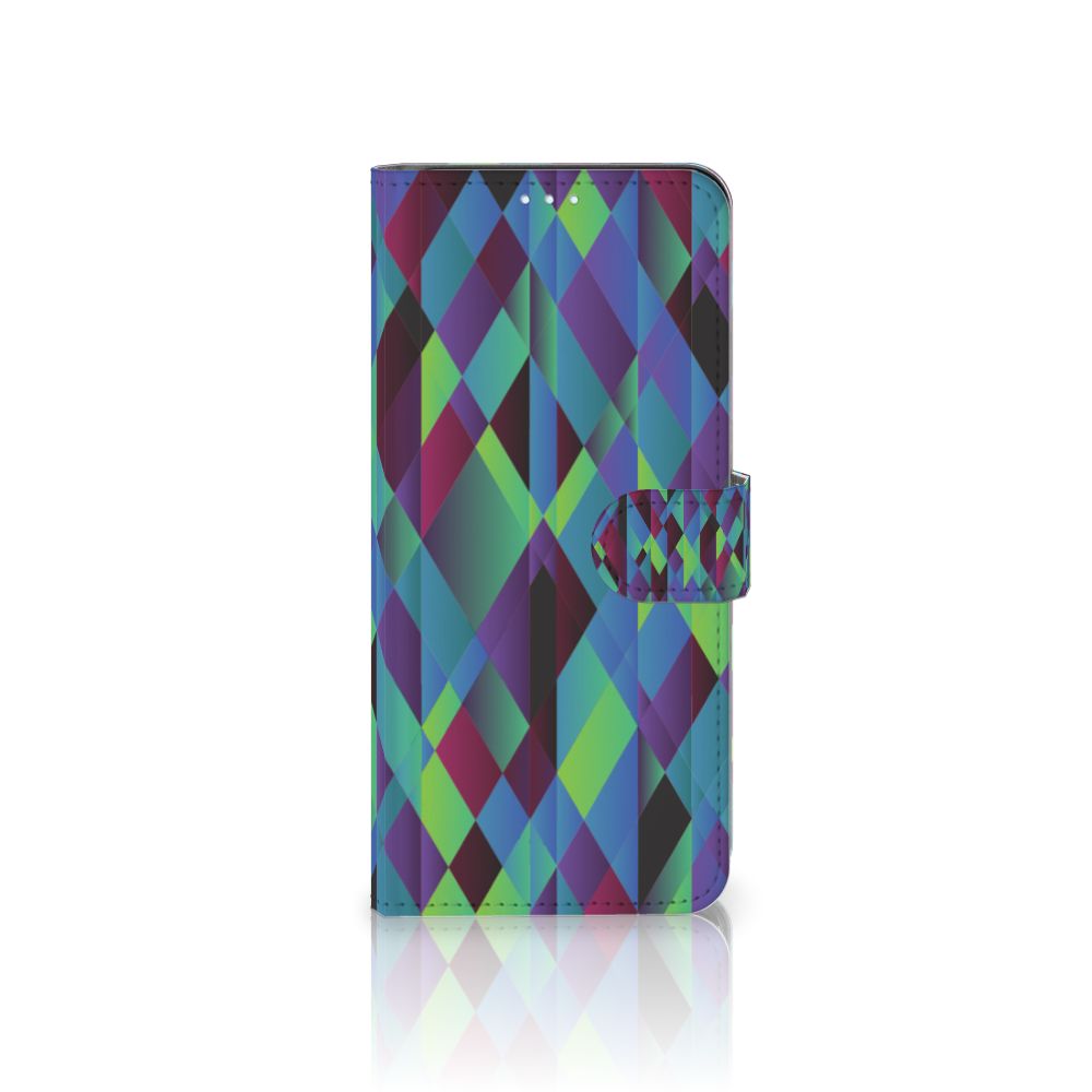 Xiaomi Mi 10T Lite Book Case Abstract Green Blue