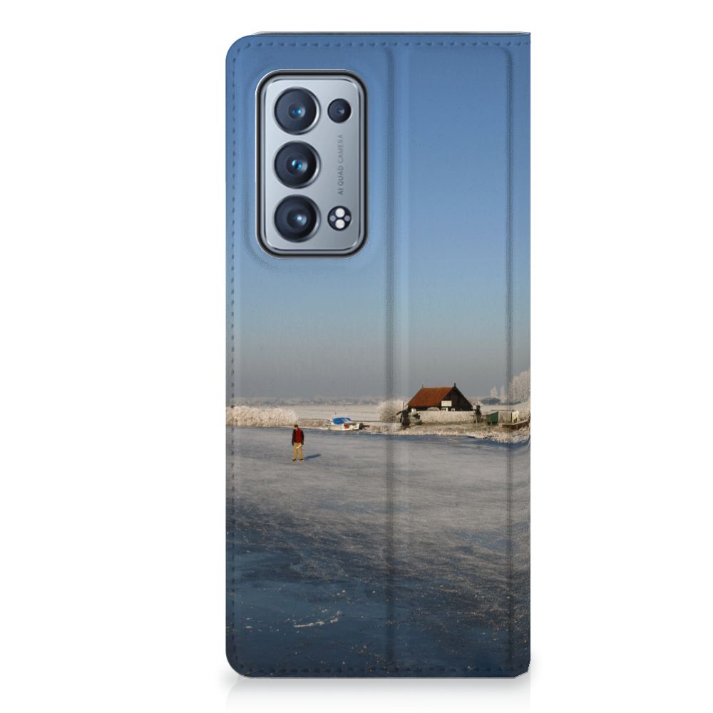 OPPO Reno 6 Pro Plus 5G Book Cover Schaatsers - B2C Telecom
