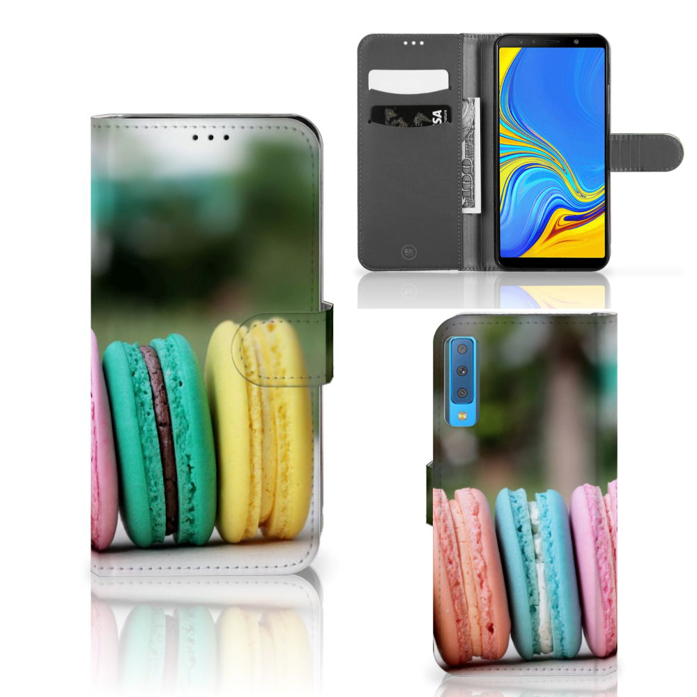 Samsung Galaxy A7 (2018) Book Cover Macarons