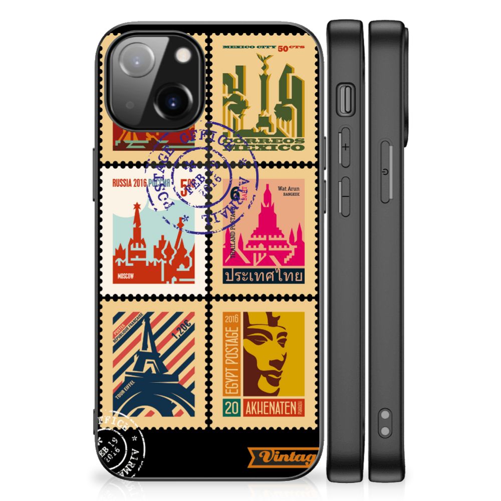 Apple iPhone 13 TPU Backcover Postzegels B2C Telecom