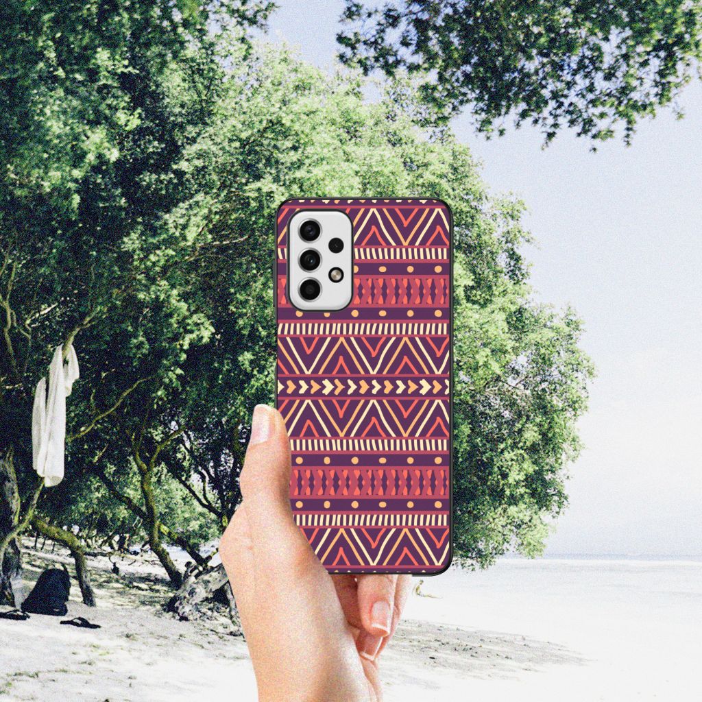 Samsung Galaxy A23 Back Case Aztec Paars B2C Telecom