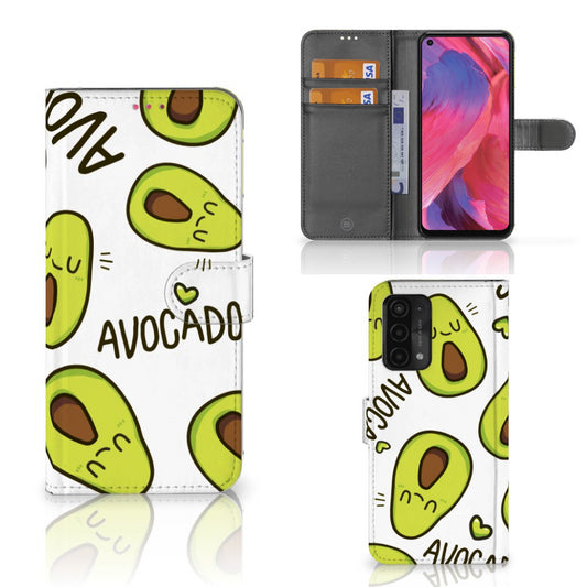 OPPO A54 5G | A74 5G | A93 5G Leuk Hoesje Avocado Singing