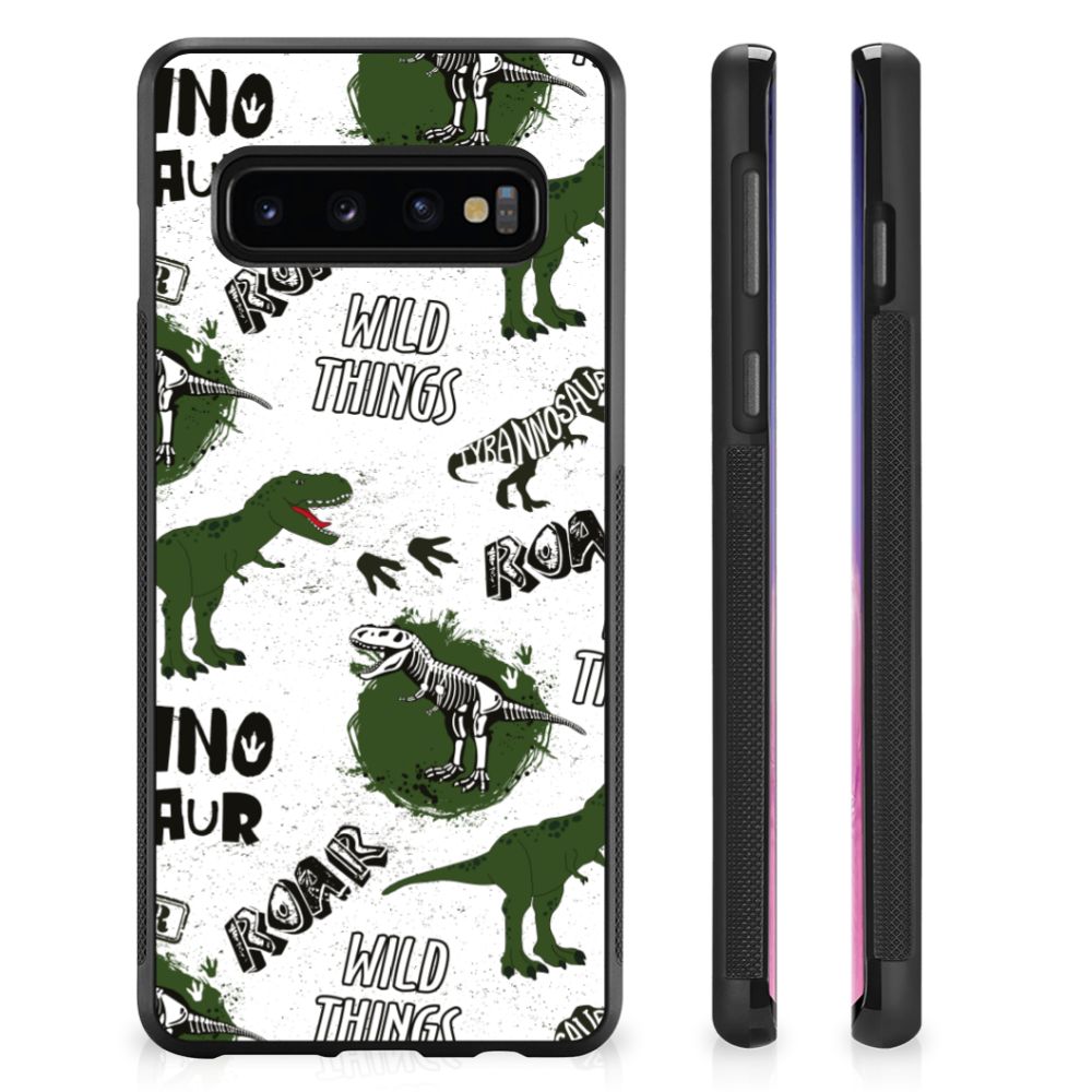 Back Cover voor Samsung Galaxy S10+ Dinosaurus