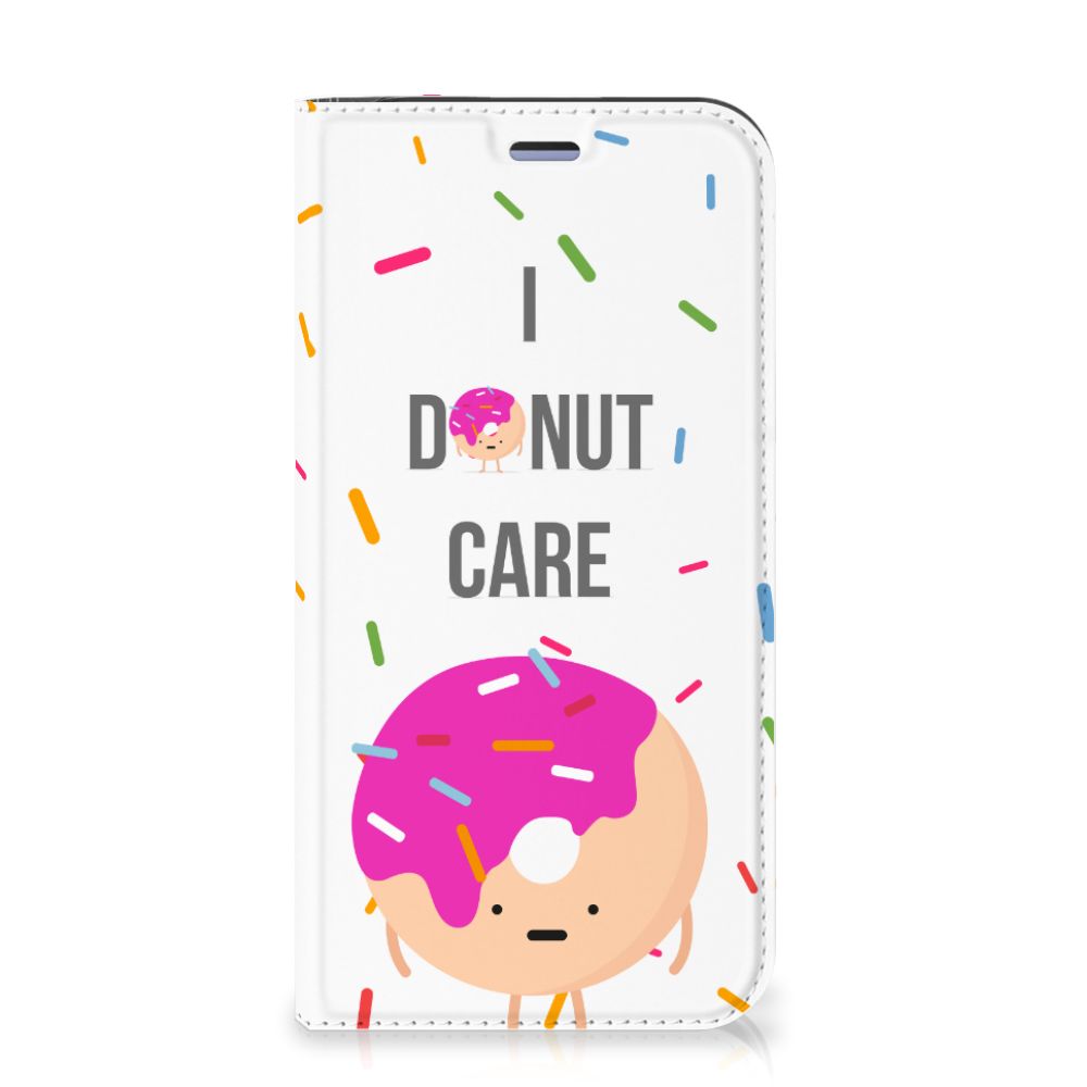 iPhone 12 Mini Flip Style Cover Donut Roze - B2C Telecom