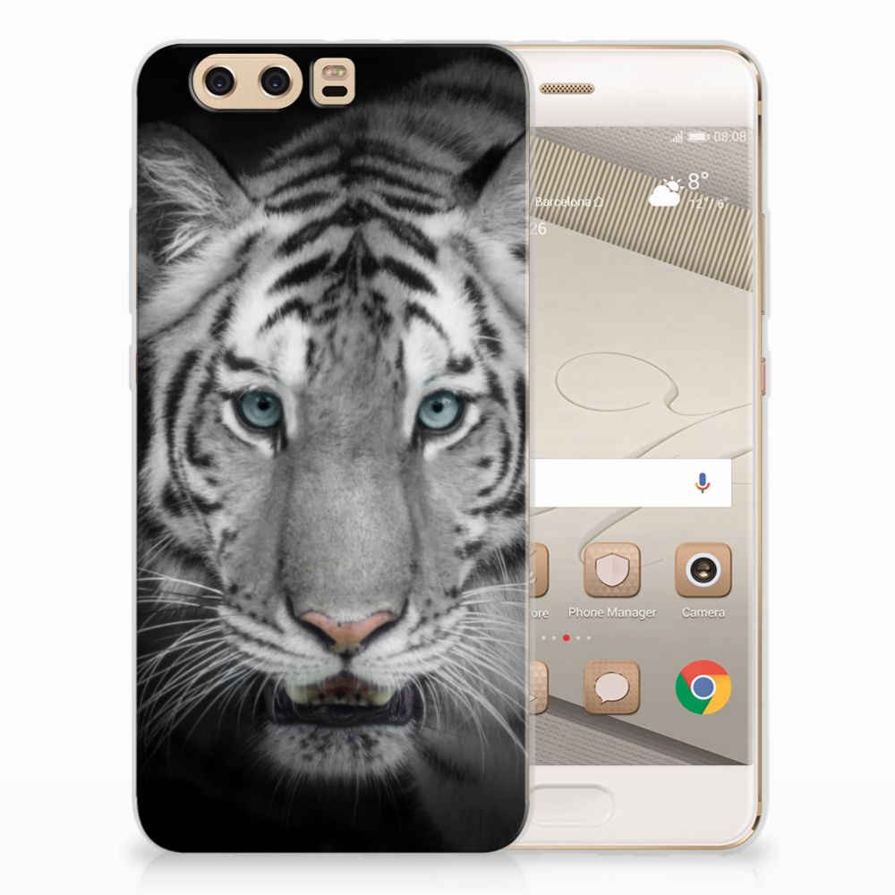 Huawei P10 Plus TPU Hoesje Tijger