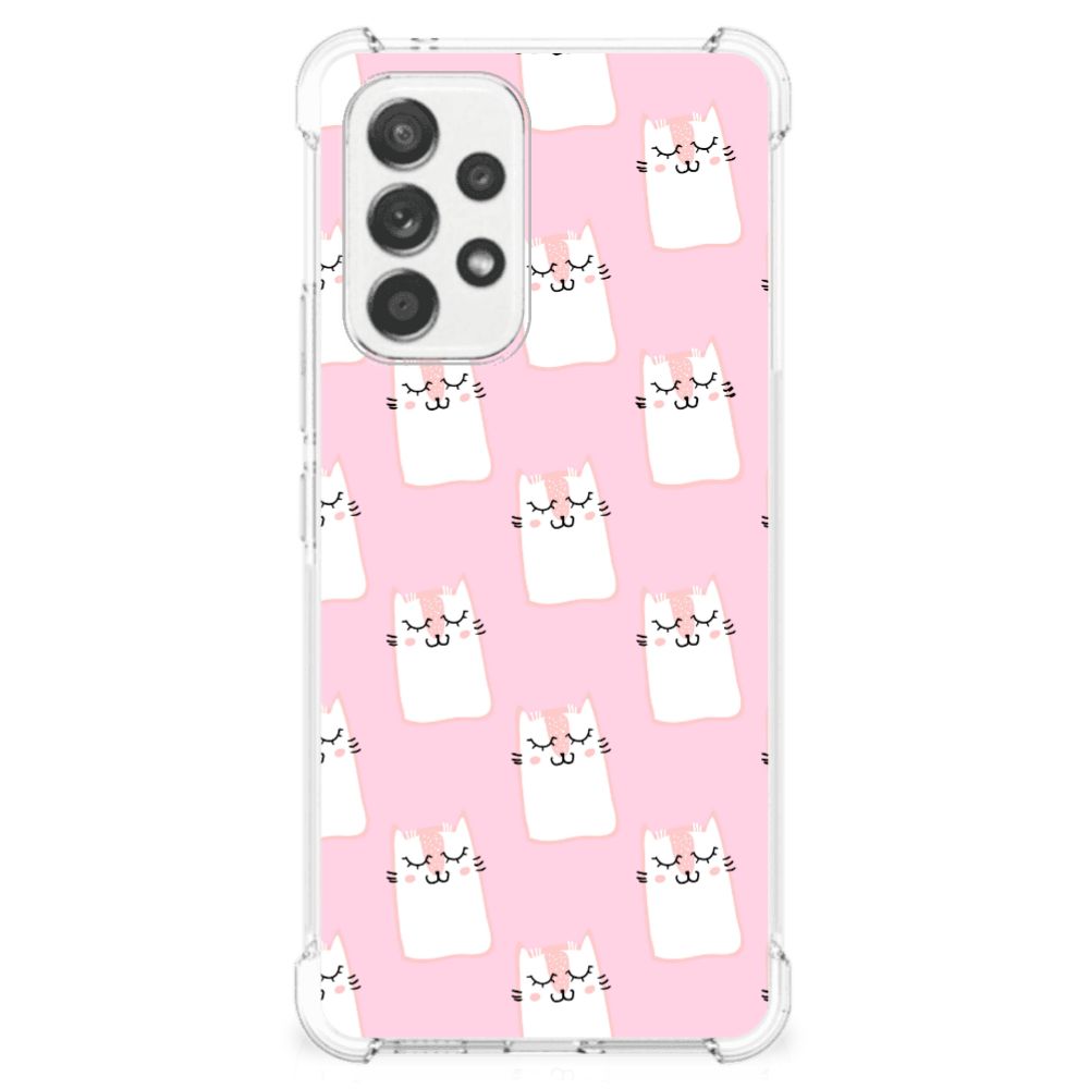 Samsung Galaxy A53 5G Case Anti-shock Sleeping Cats