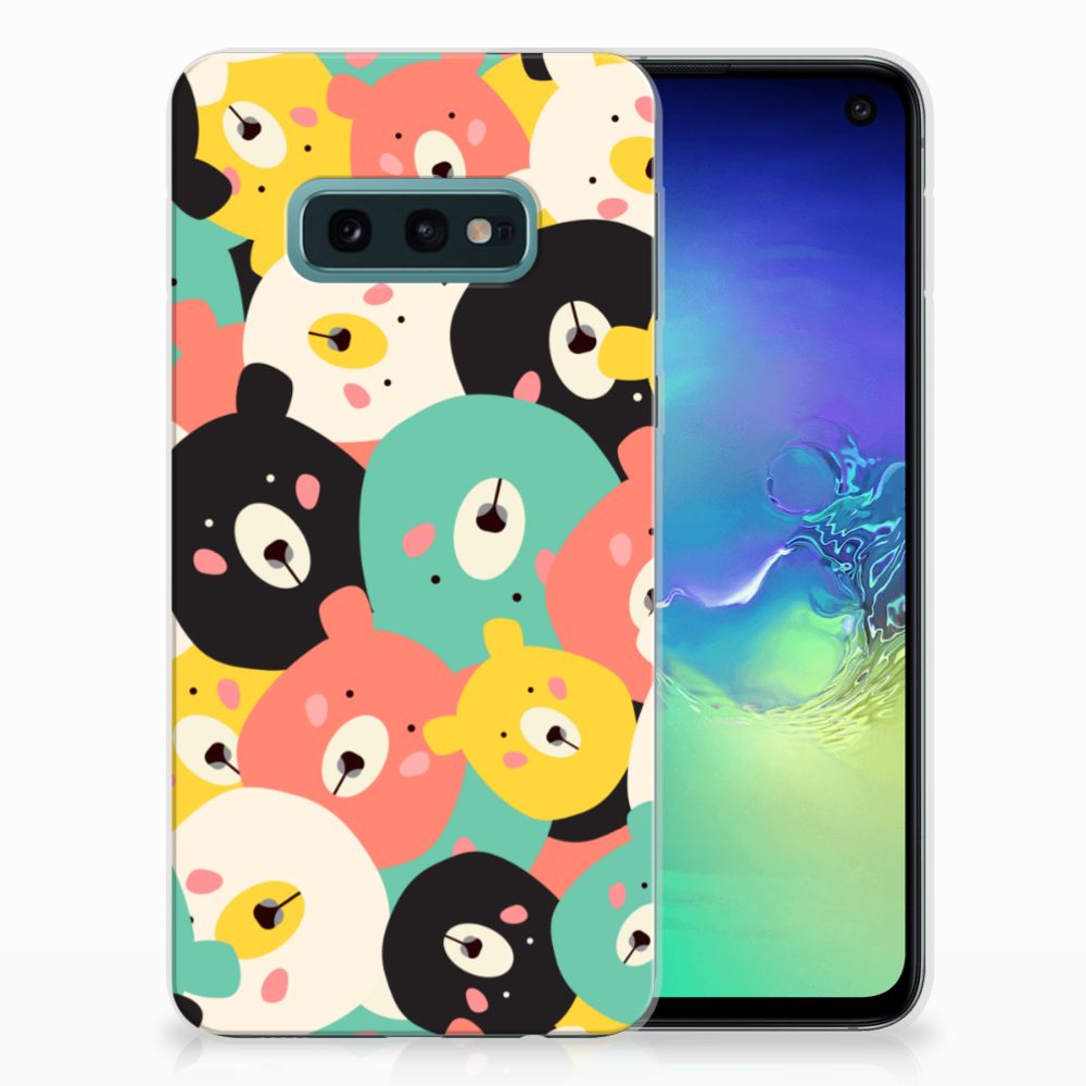 Samsung Galaxy S10e Telefoonhoesje met Naam Bears