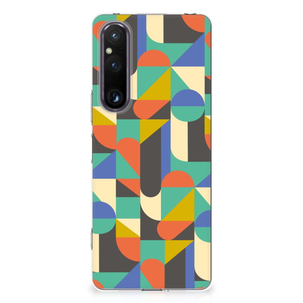 Sony Xperia 1 V TPU bumper Funky Retro