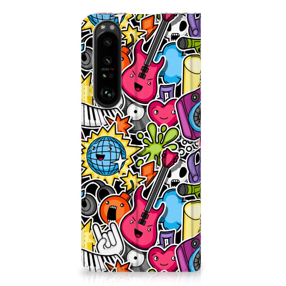 Sony Xperia 1 III Hippe Standcase Punk Rock - B2C Telecom
