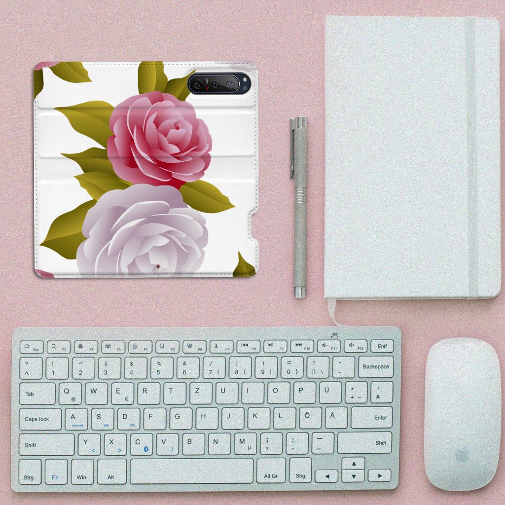 Sony Xperia 5 II Smart Cover Roses - B2C Telecom