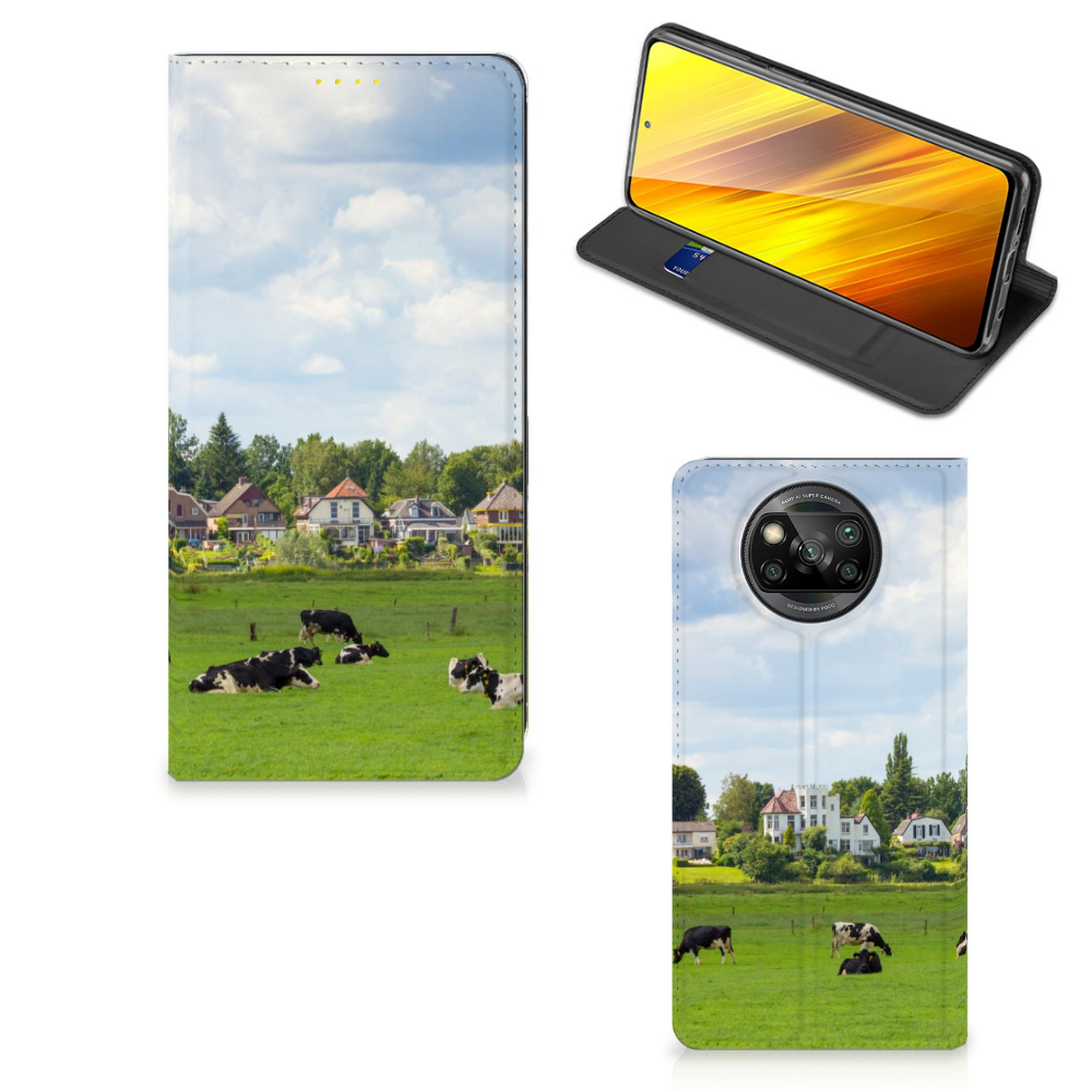 Xiaomi Poco X3 Pro | Poco X3 Hoesje maken Koeien - B2C Telecom