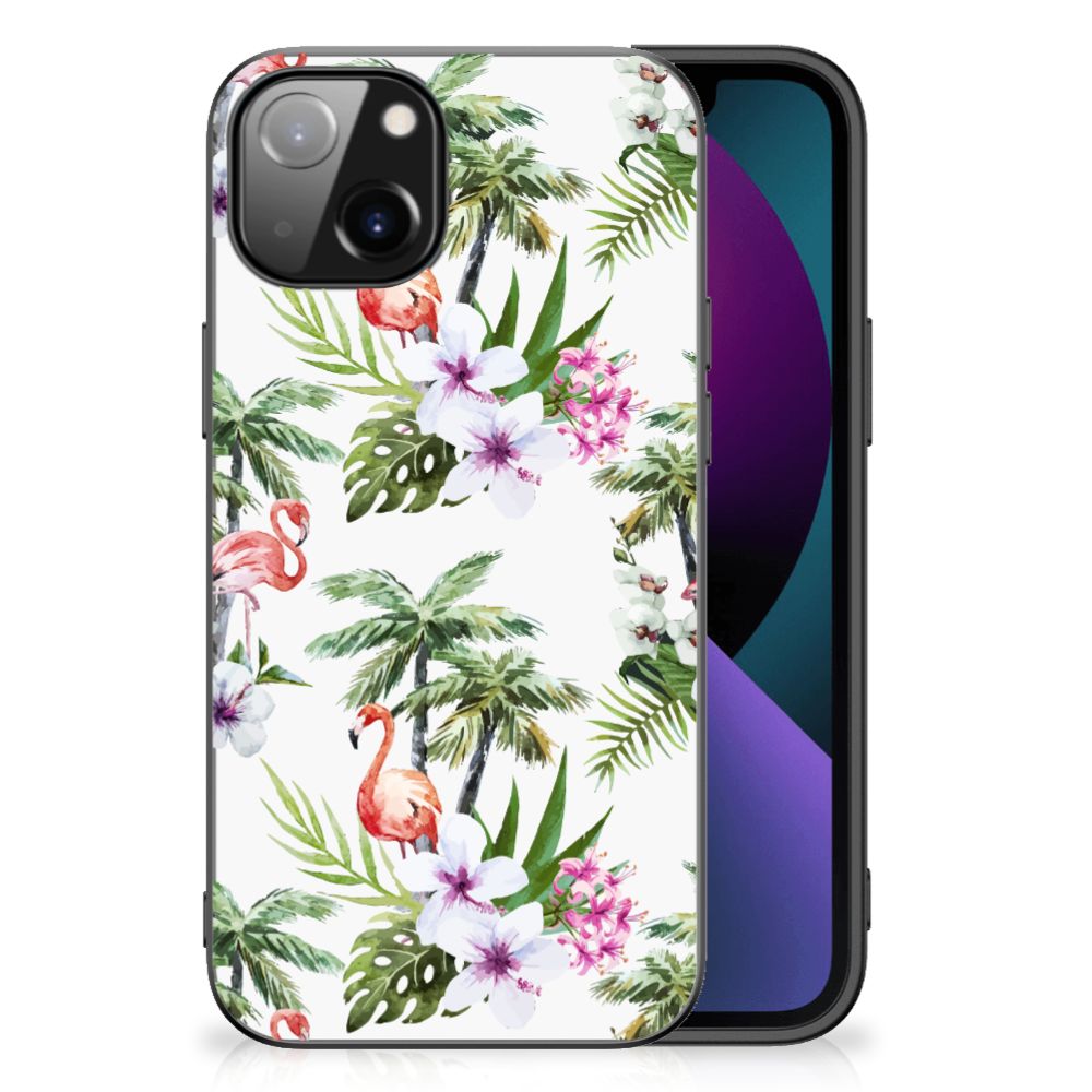 Apple iPhone 13 Dierenprint Telefoonhoesje Flamingo Palms B2C Telecom