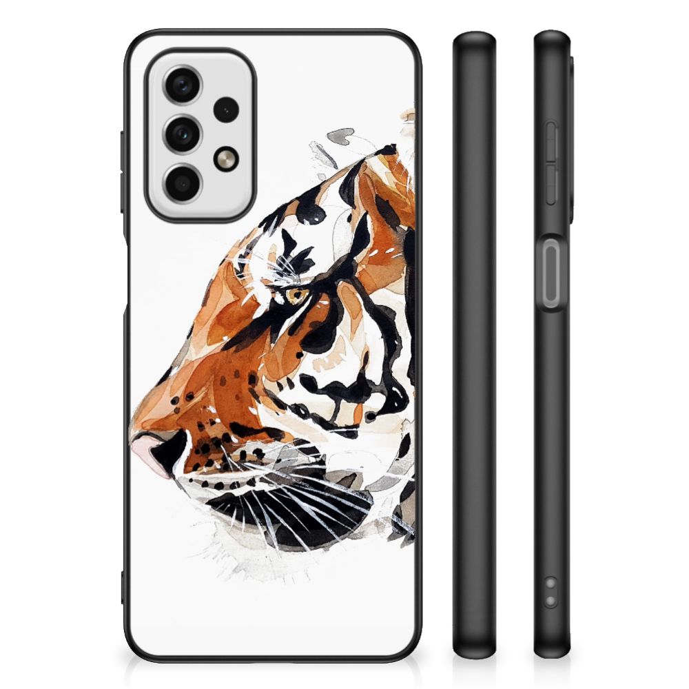 Kleurrijke Telefoonhoesje Samsung Galaxy A23 Watercolor Tiger B2C Telecom