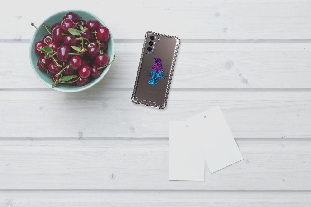 Samsung Galaxy S21 Stevig Bumper Hoesje Merel B2C Telecom