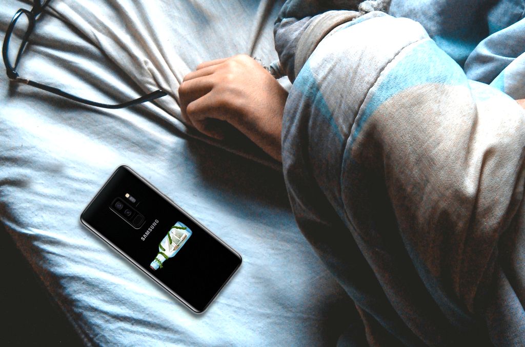 Samsung Galaxy S9 Plus Telefoonhoesje met Naam Boho Bottle