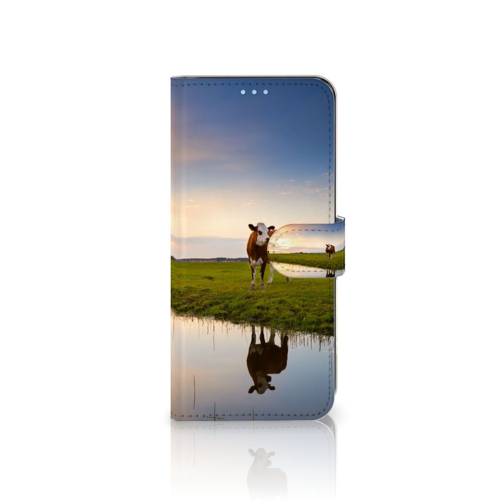 OPPO A74 4G Telefoonhoesje met Pasjes Koe