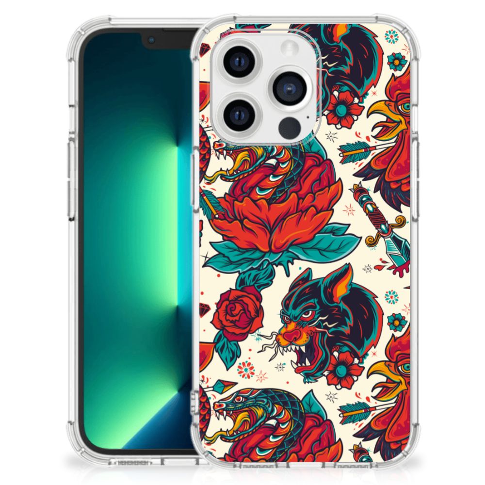 Anti-shock Hoesje met foto voor iPhone 13 Pro Max Old Skool - B2C Telecom