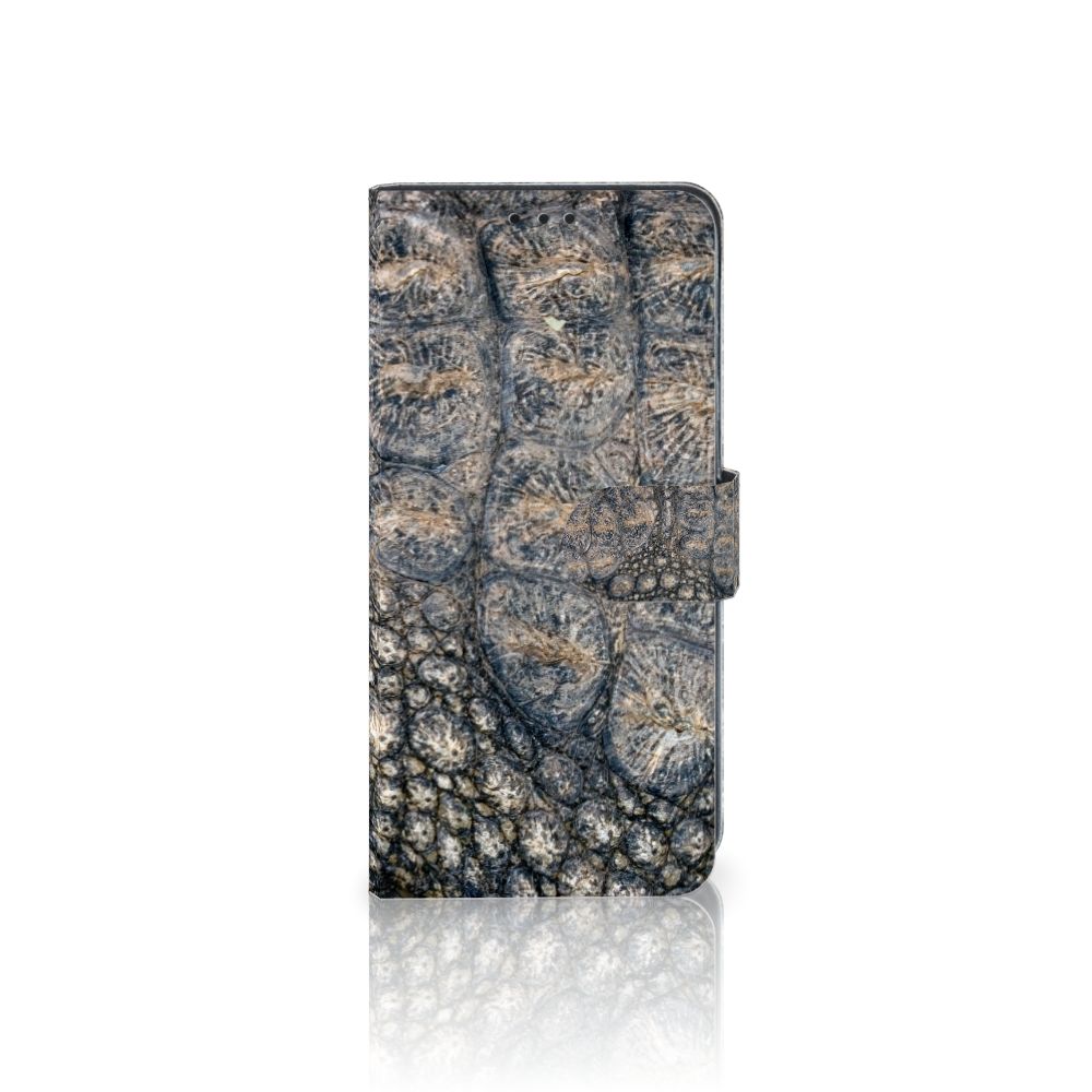 Samsung Galaxy M31 Telefoonhoesje met Pasjes Krokodillenprint