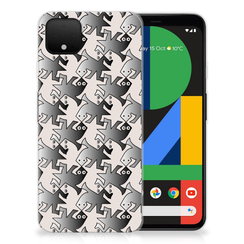 Google Pixel 4 XL TPU Hoesje Salamander Grey