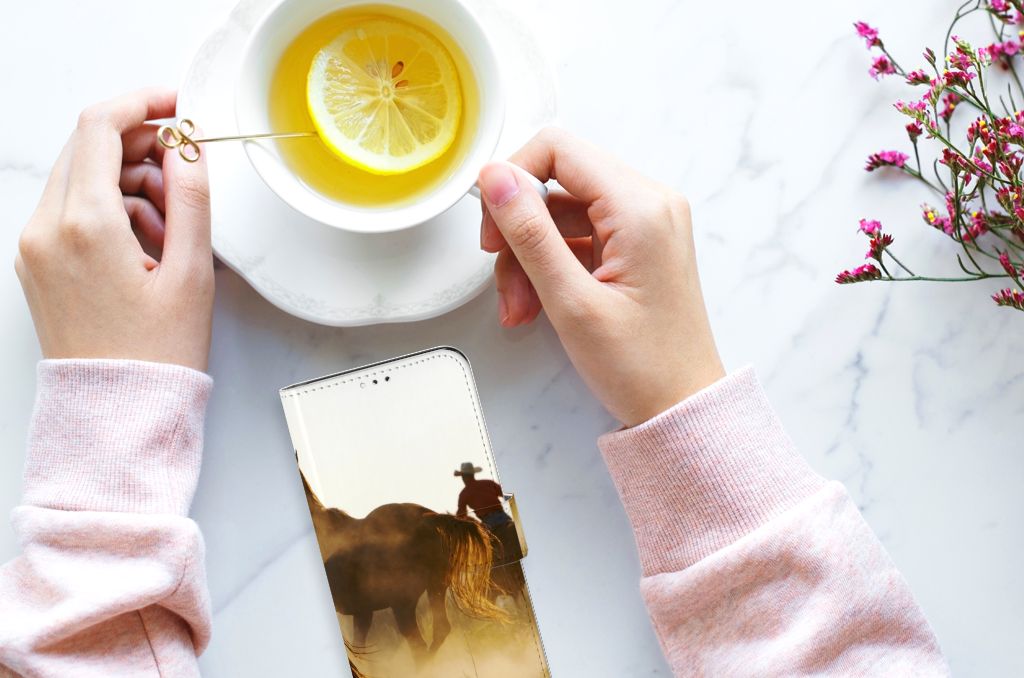 Samsung Galaxy A12 Telefoonhoesje met Pasjes Design Cowboy