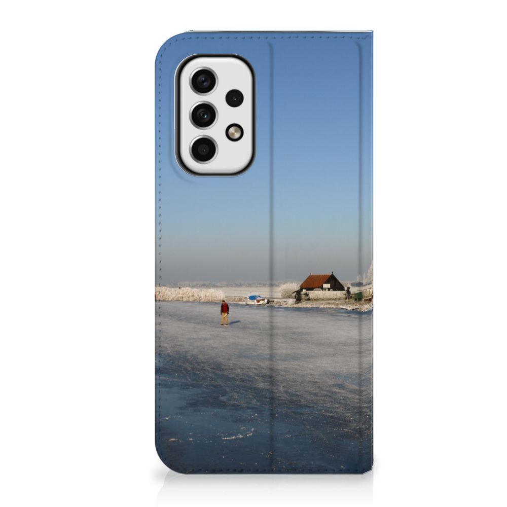 Samsung Galaxy A23 Book Cover Schaatsers - B2C Telecom