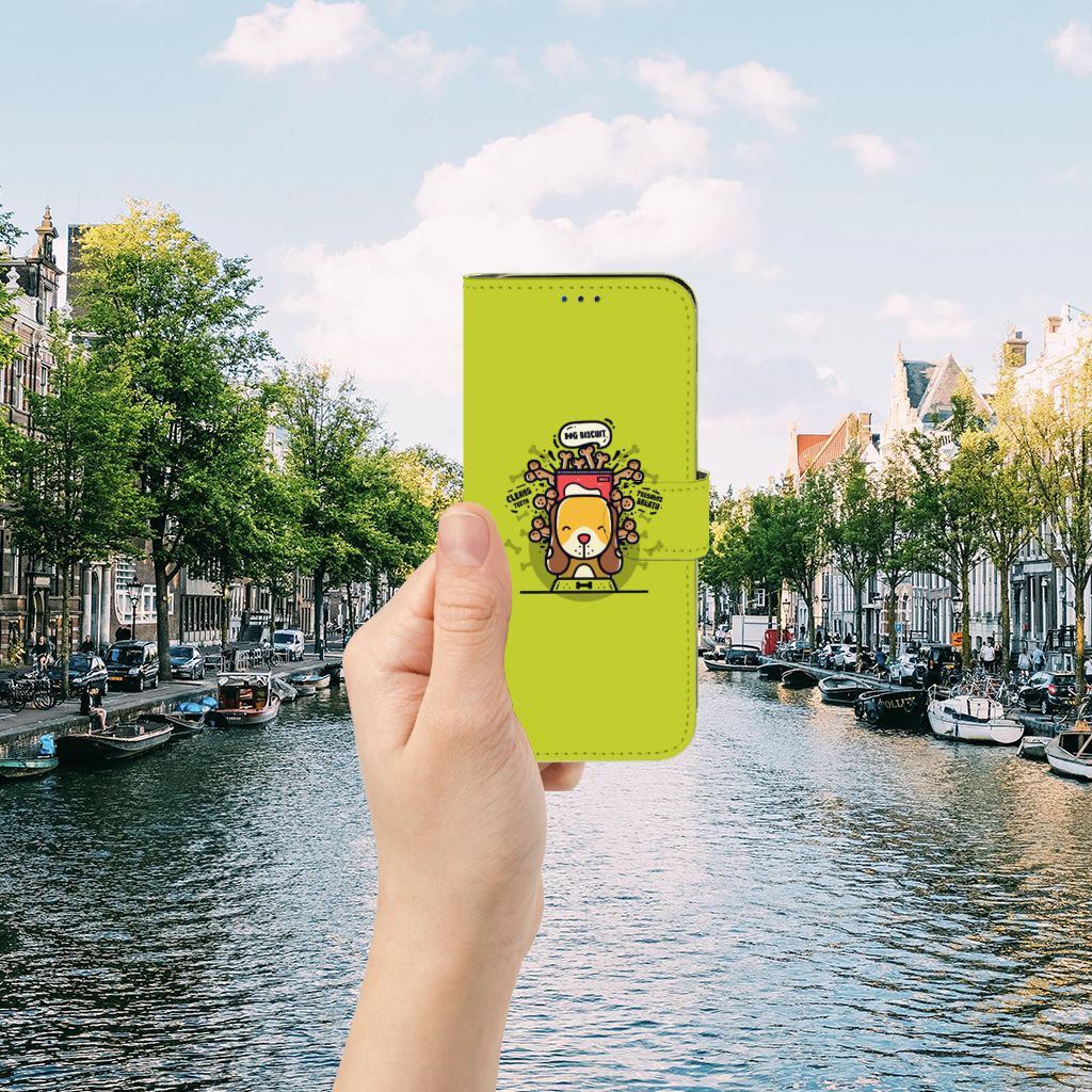 Samsung Galaxy A30 Leuk Hoesje Doggy Biscuit