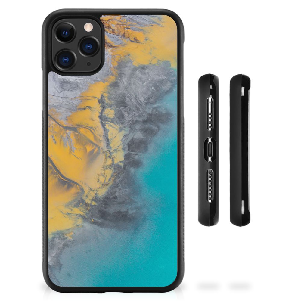 Apple iPhone 11 Pro Max Gripcase Marble Blue Gold B2C Telecom