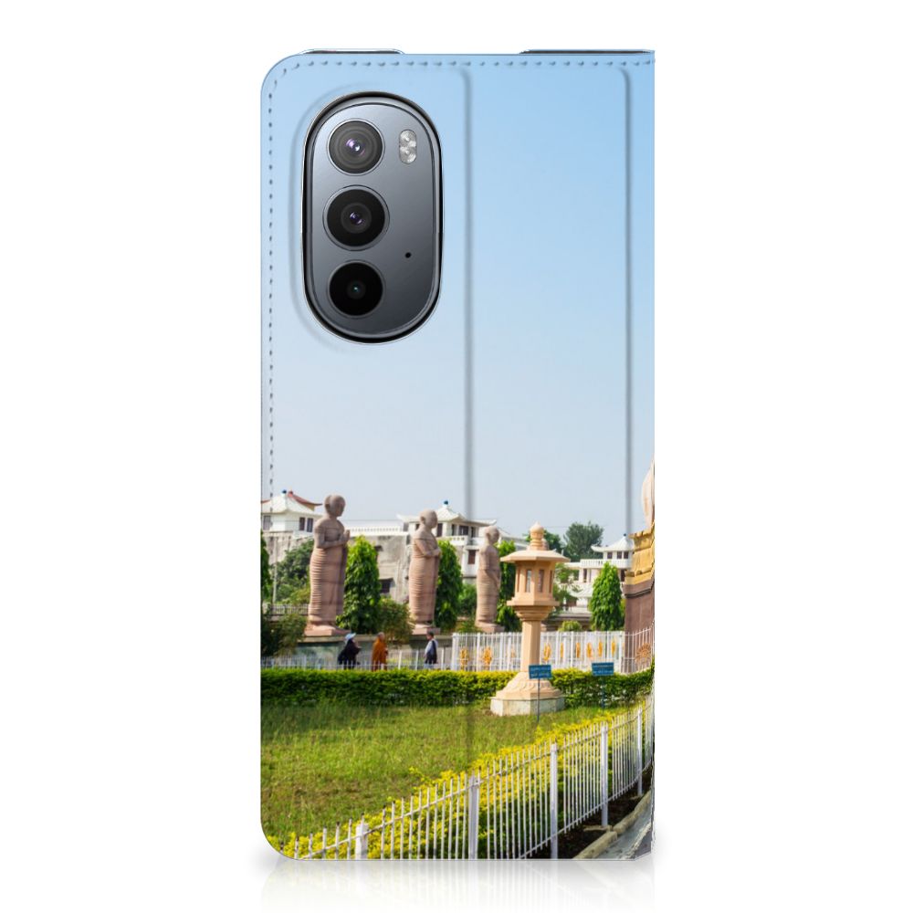 Motorola Edge 30 Pro Book Cover Boeddha - B2C Telecom