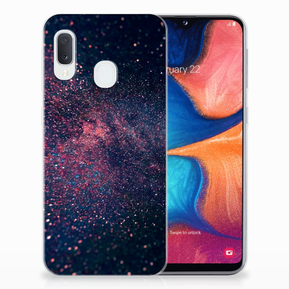 Samsung Galaxy A20e TPU Hoesje Stars