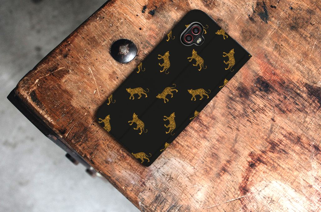 Hoesje maken voor Samsung Galaxy Xcover 6 Pro Leopards - B2C Telecom