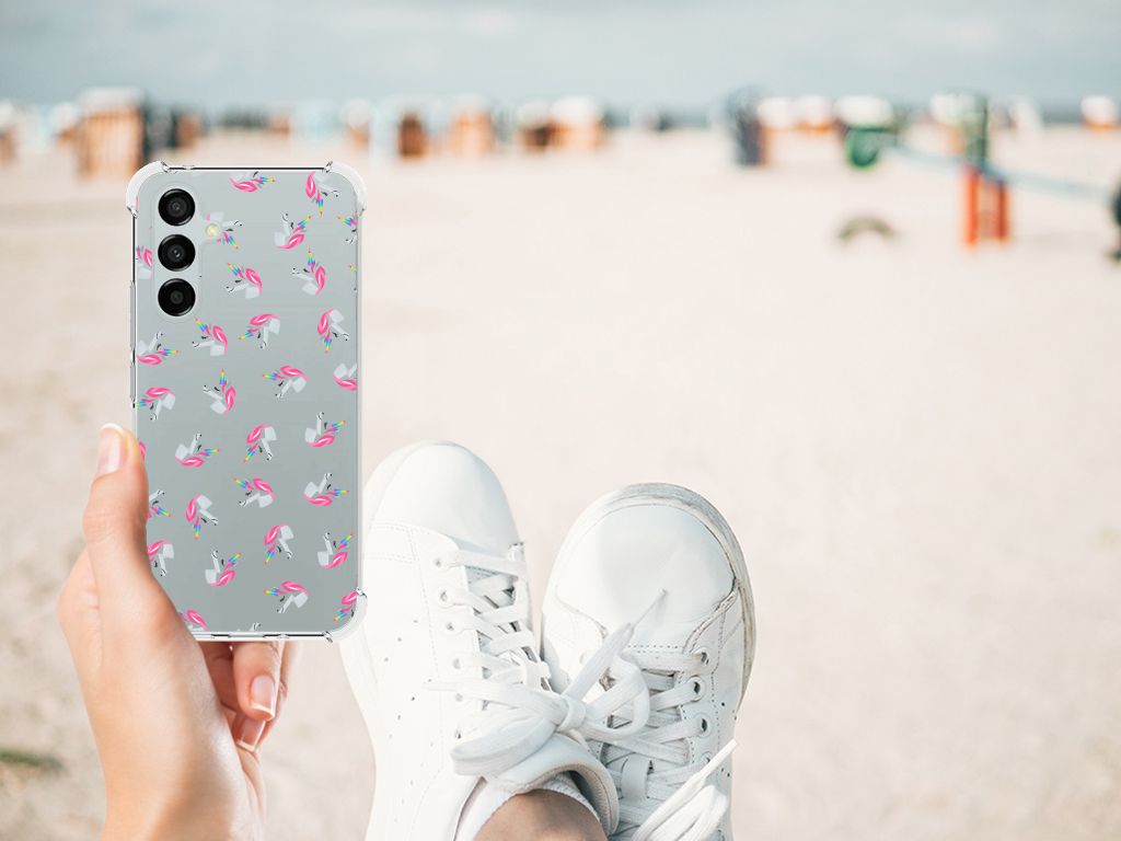 Doorzichtige Silicone Hoesje voor Samsung Galaxy A54 Unicorns B2C Telecom
